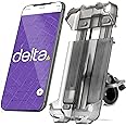 Bicycle Phone Mount By Delta Cycle - Lockable Bike Phone Mount Handlebar Adjusts To Any Size Bar - Fits Any Phone Or IPhone U