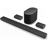 VIZIO 5.1.2 Elevate Sound Bar with Dolby Atmos, 13 Speakers, Wireless Subwoofer, Alexa - 2023 Model, Black