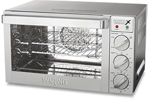 Waring Commercial WCO250X Quarter Size Pan Convection Oven, 120V, 5-15 Phase Plug