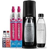 SodaStream Terra Sparkling Water Maker Bundle, Black