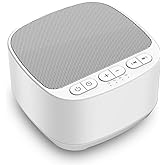 Magicteam Sleep Sound White Noise Machine with 40 Natural Soothing Sounds and Memory Function 32 Levels of Volume Powered by 