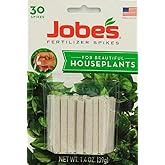 Jobe's Indoor Beautiful Houseplants Fertilizer Food Spikes - 30 Pack