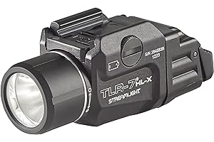 Streamlight 69458 TLR-7 HL-X USB 1000-Lumen Rechargeable Rail Mounted Weapon Light, includes Interchangeable High and Low Swi