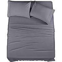 Utopia Bedding Bed Sheet Set - 4 Piece Queen Bedding - Soft Brushed Microfiber Fabric - Shrinkage & Fade Resistant - Easy Car
