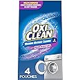 OxiClean Washing Machine Cleaner with Odor Blasters, 4 Count