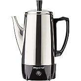 Presto 02822 6-Cup Stainless-Steel Coffee Percolator