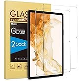 SPARIN 2 Pack Screen Protector for Samsung Galaxy Tab S9 Plus 2023/Tab S7 FE 5G/Tab S8 Plus/Tab S7 Plus (12.4 Inch), Case Fri