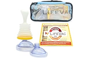 LifeVac Blue Travel Kit - Portable Suction Rescue Device, First Aid Kit for Kids and Adults, Portable Airway Suction Device f