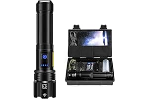 Sigoobal Flashlights High Lumens Rechargeable, 990000 Lumens Bright Flashlight, High Powered Handheld LED Flash lights, 15h R