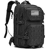 G4Free 40L Military Tactical Backpack 3 Day Assault Survival Molle Pack Bug Out Bag Fishing Backpack Rucksack