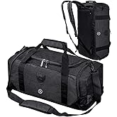 Gym Duffle Bag Backpack Waterproof Sports Duffel Bags Travel Weekender Bag for Men Women Overnight Bag with Shoes Compartment