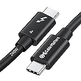 Cable Matters [Intel Certified] 40Gbps Thunderbolt 4 Cable 3.3ft with 8K Video and 240W Charging - 1m, Compatible with USB4, 