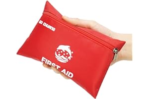 Small Travel First Aid Kit - 87 Piece Clean, Treat and Protect Most Injuries,Ready for Emergency at Home, Outdoors, Car, Camp