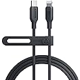Anker USB-C to Lightning Cable, MFi Certified iPhone Charging, 6ft Phantom Black for iPhone 14/14pro/14pro Max/13/13 Pro/12/1