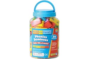 Educational Insights Phonics Dominoes Blends & Digraphs - Reading Learning Activities for Kids Ages 6+, Classroom and Teacher