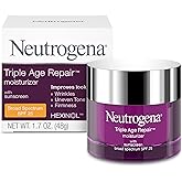 Neutrogena Triple Age Repair Anti-Aging Daily Facial Moisturizer with SPF 25 Sunscreen & Vitamin C, Firming Anti-Wrinkle Face
