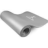 ProsourceFit Extra Thick Yoga and Pilates Mat ½” (13mm), 71-inch Long High Density Exercise Mat with Comfort Foam and Carryin