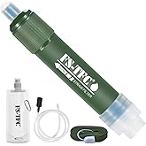 FS-TFC Personal Water Filter Straw Mini Water Purifier Survival Gear for Hiking, Camping, Travel and Emergency Preparedness