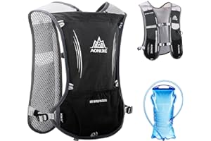 TRIWONDER Hydration Pack Backpack 5L Marathoner Running Race Hydration Vest