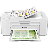 Canon PIXMA TR4720 All-in-One Wireless Printer Home use, with Auto Document Feeder, Mobile Printing and Built-in Fax, White