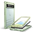i-Blason Ares Series Designed for Google Pixel 6 Case (2021), Dual Layer Rugged Clear Bumper Case without Built-in Screen Pro