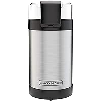 Black & Decker CBG110SC Easy Touch Electric Smartgrind Coffee & Spice Grinder, Black