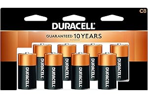 Duracell - CopperTop C Alkaline Batteries with recloseable package - long lasting, all-purpose C battery for household and bu