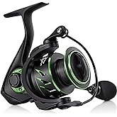 Piscifun Viper X Spinning Reels, Carbon Fiber 33LBs Max Drag, 10+1 Shielded BB, Saltwater Freshwater Spinning Fishing Reel, 5