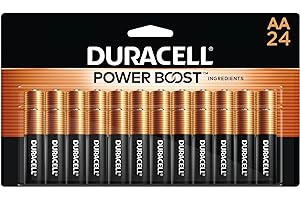 Duracell Coppertop AA Batteries with Power Boost Ingredients, 24 Count Pack Double A Battery with Long-lasting Power, Alkalin