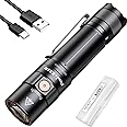 Fenix E35R EDC Flashlight, 3100 Lumens USB-C Rechargeable High Lumen Performance Flashlight with LumenTac Organizer