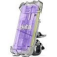Premium Bike Phone Mount by Delta Cycle - Bicycle Smartphone Holder Adjusts to Any Handlebar & Fits Any Phone or iPhones - Ea