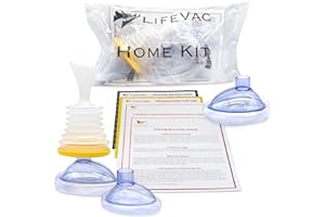LifeVac Home Kit - Portable Suction Rescue Device, First Aid Kit for Kids and Adults, Portable Airway Suction Device for Chil
