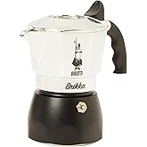 Bialetti - New Brikka, Moka Pot, the Only Stovetop Coffee Maker Capable of Producing a Crema-Rich Espresso, 2 Cups (3,4 Oz), 