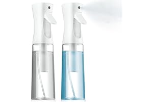 2 Pack Continuous Spray Bottles - Ultra Fine Mist Sprayer | Water Spray Bottle For Hair Mister Spray Bottle | Hair Spray Bott