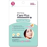 Olive Young Care Plus Spot Pimple Patches 1Pack(102 Count) - Hydrocolloid bandages, Sticker pack for Acne, Blemishes, and Zit