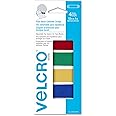 VELCRO Brand Face Mask Extender Straps 4pk Multi-Color, 12” x 1” Comfortable and Adjustable Ear Savers, VEL-30086-USA