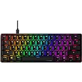 Hyper X, TECLADO MECANICO HYPERX ALLOY ORIGINS 60, Preto com iluminação RGB, HKBO1S-RB-US/G