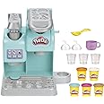 Play-Doh Kitchen Creations Colorful Cafe Playset with 5 Modeling Compound Colors, Play Food Coffee Toy for Kids 3 Years and U