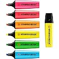 STABILO BOSS Original Highlighter Pens Highlighter Markers - Bumper Pack of 7 - Neon