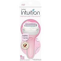 Schick Intuition Advanced Moisturizing Womens Razor with Shea Butter, 1 Handle with 2 Refills