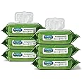 Medline FitRight Personal Cleansing Wipes with Aloe (8x10 inch) | 600 Pieces Moisturizing Body Wipes for Adults Bathing and I