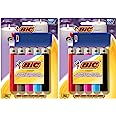 BIC Classic Lighters, Pocket Style, Lighter for Candles, Assorted Colors (Packaging May Vary), 12 Count Pack of Lighters