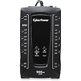 CyberPower AVRG900U AVR UPS System, 900VA/480W, 12 Outlets, Compact