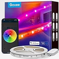 Govee RGBIC Pro LED Strip Lights, 16.4ft Color Changing Smart LED Strips, Works with Alexa and Google, Segmented DIY, Music S