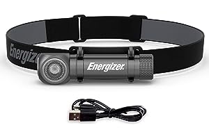 ENERGIZER LED Headlamp Rechargeable X1000, Ultra Bright IPX4 Water Resistant Head Light, 1000 Lumen Turbo Mode, Headlamp for 