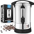 Zulay Kitchen Commercial Coffee Maker - Coffee Urn 50 Cup Coffee Maker - Large Coffee Maker & Hot Water Urn - Coffee Percolat