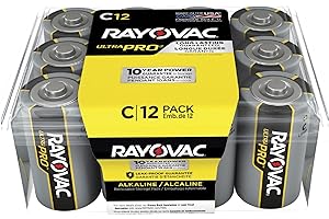 Rayovac C Batteries, Ultra Pro C Cell Batteries, 12 Count