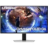 SAMSUNG 27-Inch Odyssey G6 (G60SD) Series OLED Gaming Monitor with QHD 360Hz 0.03ms, Anti-Glare, Sleek Metal Design, LS27DG60