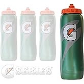 Gatorade 50220SM G Series Performance Squeeze Bottle 32oz (4 Pack), Pearl Green