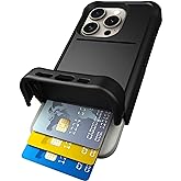 Scooch iPhone 15 Pro Case with Card Holder, Wingmate for iPhone 15 Pro Wallet Case with Hidden Card Slot and RFID Protection,